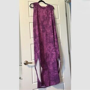 Purple Sleeveless Maxi Dress